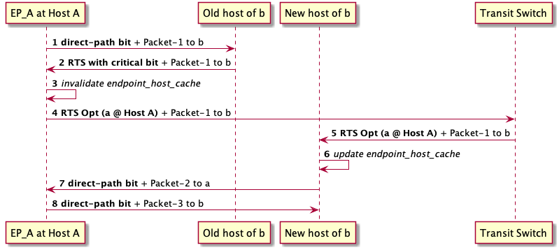 Direct-path inter-network packet flow
